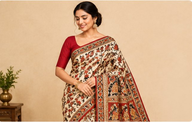 Kalamkari Cotton Sarees