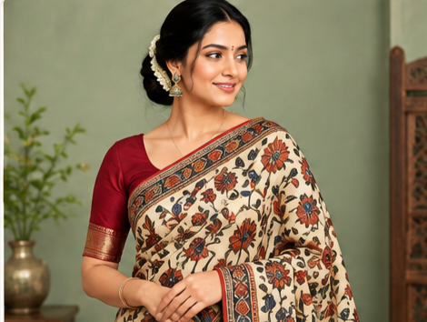 Kalamkari Cotton Sarees